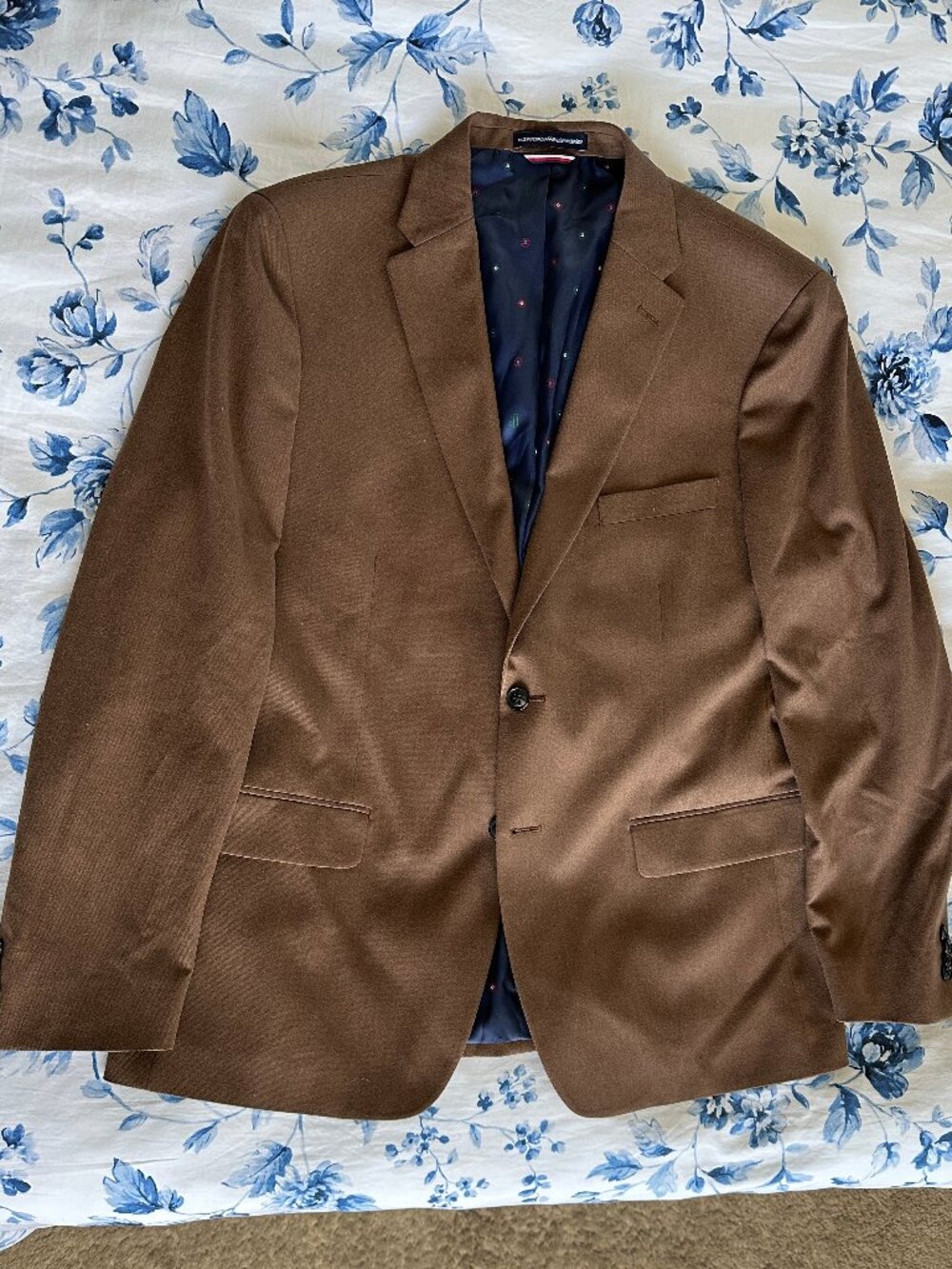 Tommy Hilfiger TX Flex Men's Brown Sport Coat Blazer 44R